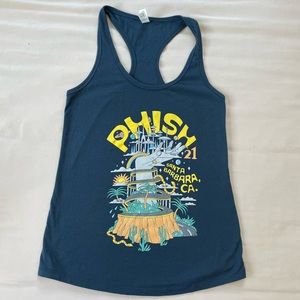 phish santa barbara event racer back tank